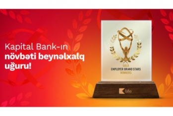 Kapital Bank və onun rəhbər şəxsi qlobal mükafata - LAYİQ GÖRÜLÜB