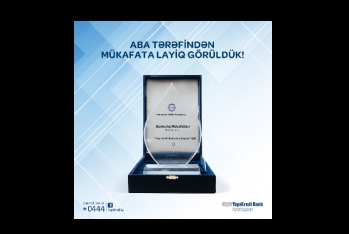 “Yapı Kredi Bank Azərbaycan” ABA tərəfindən mükafata -[red] LAYİQ GÖRÜLDÜ[/red] | FED.az