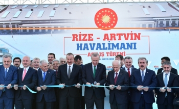 Azərbaycan və Türkiyə prezidentləri Rize-Artvin Hava Limanının - AÇILIŞ MƏRASİMİNDƏ - TAM MƏTN, FOTO, VİDEO | FED.az