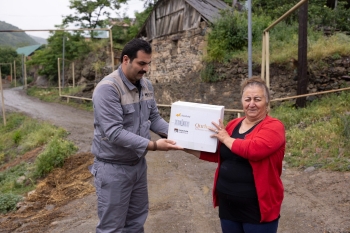 В Дашкесане прошла акция социальной помощи по случаю праздника Курбан-байрам. | FED.az
