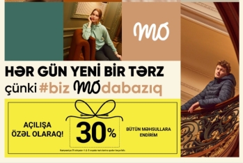 «Bravo»da Avropa tekstil brendi MO-nun - SATIŞI BAŞLAYIR