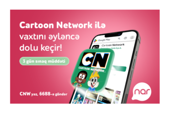 “Nar” yüksək keyfiyyətli “Cartoon Network” oyunlarına giriş imkanı təqdim edir