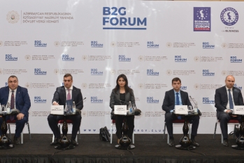 Dövlət Vergi Xidməti və "Caspian Energy Club"un birgə təşkilatçılığı ilə B2G forumu keçirilib - FOTOLAR