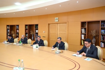 Mikayıl Cabbarovun rəhbərlik etdiyi heyət Türkmənistana işgüzar səfər edib - FOTOLAR | FED.az
