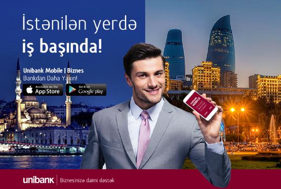 Unibank biznes sahibləri üçün mobil əlavəni təqdim etdi