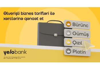 Yelo Bank-dan sahibkarlar üçün sərfəli - TARİF PAKETLƏRİ