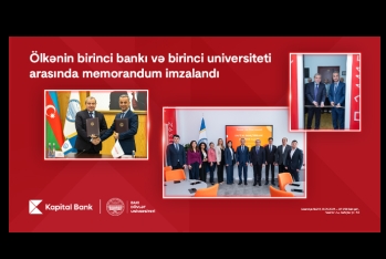 Ölkənin birinci bankı və birinci universiteti arasında - MEMORANDUM İMZALANDI