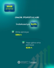 Nazirlik: Pensiyalarda artım 2026-cı ildə də davam edəcək | FED.az