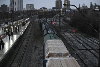 Növbəti taxıl yüklü qatar Azərbaycandan keçməklə Ermənistana yola düşüb - FOTOLAR | FED.az