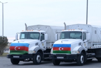Azərbaycan Prezidentinin tapşırığına əsasən İrana humanitar yardım yola salınıb