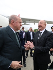Laçın  Hava Limanının açılış mərasimi keçirilib, Azərbaycan və Türkiyə Prezidentləri iştirak edib - [red]VİDEO[/red] [b][red] - YENİLƏNİB[/red][/b] | FED.az