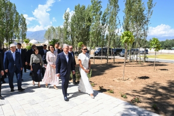İssık-Kul gölünün sahilində “Baku Resort & Spa” mehmanxanasının açılışı olub - FOTOLAR | FED.az