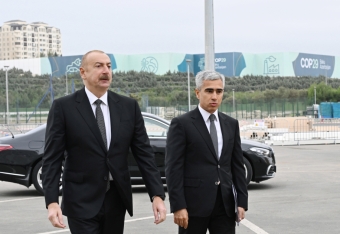 Prezident Olimpiya Stadionunda COP29-a hazırlıqla bağlı görülən işlərlə tanış olub - FOTOLAR | FED.az