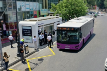 Bakıda sərnişinlər mobil tətbiqlə avtobusların gəliş vaxtını real vaxtda izləyə biləcəklər