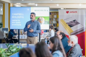 В БГУ и АГПУ прошла презентация книги Campbell Biology | FED.az