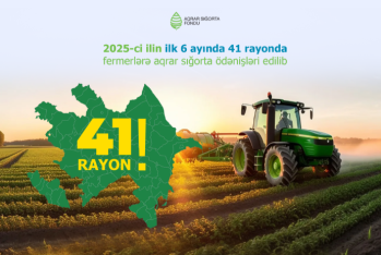 Aqrar Sığorta Fondu bu il 41 rayonda fermerlərə sığorta ödənişi edib