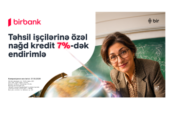 Təhsil işçilərinə nağd pul kreditində - 7%-DƏK ENDİRİN