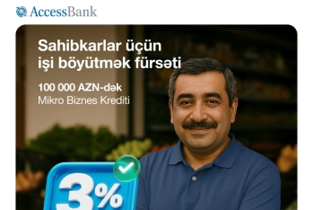 AccessBank-dan mikro və aqro sahibkarlara yay fürsəti – KREDİT FAİZLƏRİNƏ 3%-DƏK ENDİRİM!
