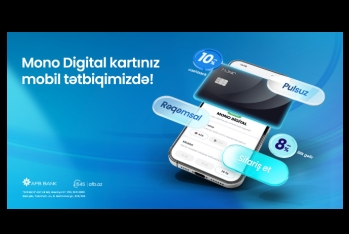 AFB Bank mobil tətbiqində yenilik: [red]Mono Digital kart artıq tam ödənişsiz və onlayn sifarişlə![/red] | FED.az