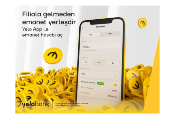 Yelo Bank-dan gözlənilən yenilik: onlayn əmanət!  