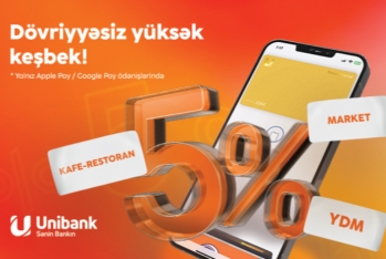 Unibank müştəriləri rekord məbləğdə - KEŞBEK QAZANIB