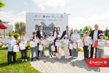 Ziraat Bank Azərbaycan Şəhid Övladları üçün təşkil olunan “Bilimdən Zəfərə” layihəsinin Gəncə mərhələsinə - SPONSORLUQ EDİB