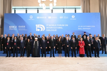 İlham Əliyev VII Ümumdünya Mədəniyyətlərarası Dialoq Forumunun açılışında çıxış edir - CANLI