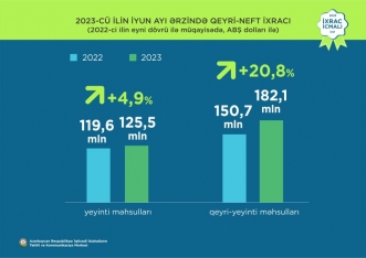 Azərbaycanın qeyri-neft sektoru 1,8 milyard dollarlıq məhsullar - İXRAC EDİB | FED.az