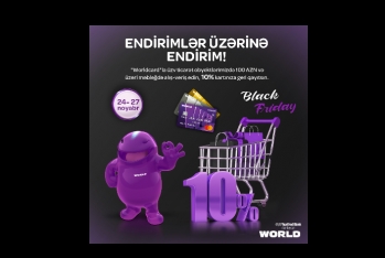 Worldcard-dan "Black Friday" endirimi! Partnyor şəbəkəsində alış-veriş edin -[red] 10%-i kartınıza geri qayıtsın[/red] | FED.az