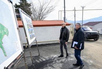 İlham Əliyev Ağdərənin Çapar kəndində görülmüş işlərlə tanış olub - FOTOLAR