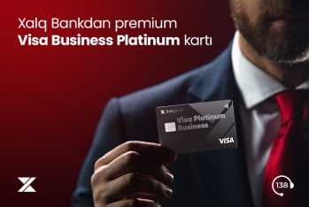 Xalq Bank Visa Business Platinum kartını - TƏQDİM EDİR