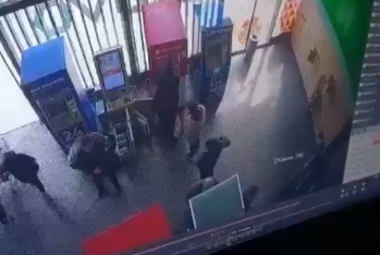 "Bravo" marketdəki atışmanın görüntüsü - VİDEO