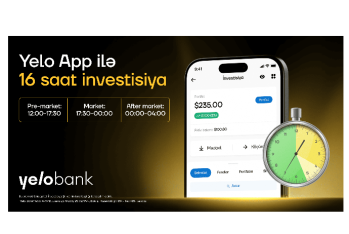 Yelo Invest-də limit sifarişi funksiyası - AKTİV OLDU