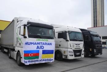 Azərbaycandan Ukraynaya növbəti humanitar yardım göndərildi