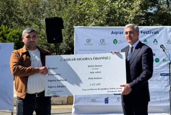 Naxçıvanda ilk dəfə aqrar sığorta ödənişi həyata keçirilib - FOTOLAR