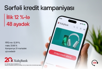 "Xalq Bank"dan sərfəli - İSTEHLAK KREDİTİ KAMPANİYASI