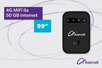 "Azercell"dən 4G MiFi ilə daha sürətli - İnternet Bağlantısı!