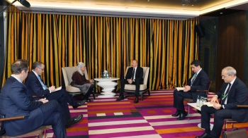 İlham Əliyev Rokfeller Foundunun vitse-prezidenti ilə görüşdü - FOTO | FED.az