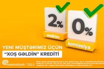 Expressbankdan ilk kreditə - 2 QAT SƏRFƏLİ TƏKLİF