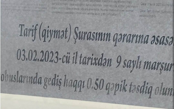 Sumqayıtda gediş haqqının 20 qəpik artırılması ilə bağlı - AÇIQLAMA | FED.az