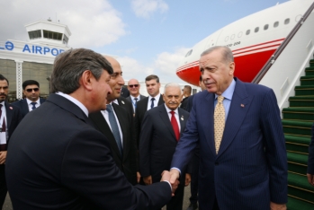 Ərdoğan Azərbaycana səfərə gəlib