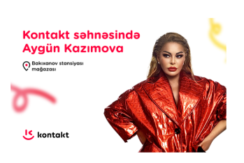 Aygün Kazımova “Kontakt” mağazasının açılışında çıxış edəcək – TARİX AÇIQLANDI