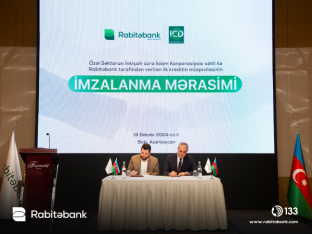 Özəl Sektorun İnkişafı üzrə İslam Korporasiyası Xətti ilə Rabitəbank tərəfindən verilən ilk kreditin müqaviləsinin imzalanma mərasimi keçirilib | FED.az