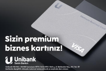 Sahibkarlar üçün yeni imkanlar: Unibank Visa Platinum Business kartı