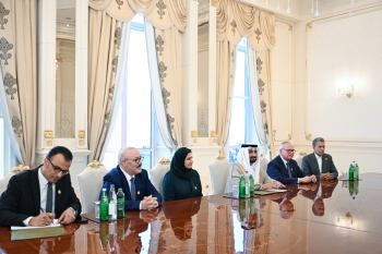 İlham Əliyev Ərəb Parlamentinin prezidentinin başçılıq etdiyi nümayəndə heyətini qəbul edib | FED.az