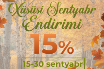 “Vogue Hotel Nabran” müştərilərə özəl payız fürsəti - YENİ KAMPANİYA BAŞLADI