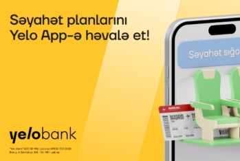 Səyahət planlarını Yelo App-ə - HƏVALƏ ET!