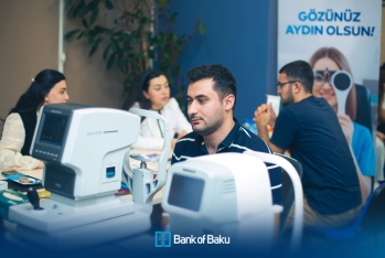 Bank of Baku-dan “Gözünüz aydın olsun!” şüarı ilə - SAĞLAMLIQ AKSİYASI