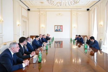 İlham Əliyev Slovakiya Milli Şurasınin sədrini qəbul edib