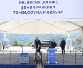 Prezident İlham Əliyev Kəlbəcər şəhər parkının təməlini qoyub - YENİLƏNİB[b][red] - YENİLƏNİB[/red][/b] | FED.az